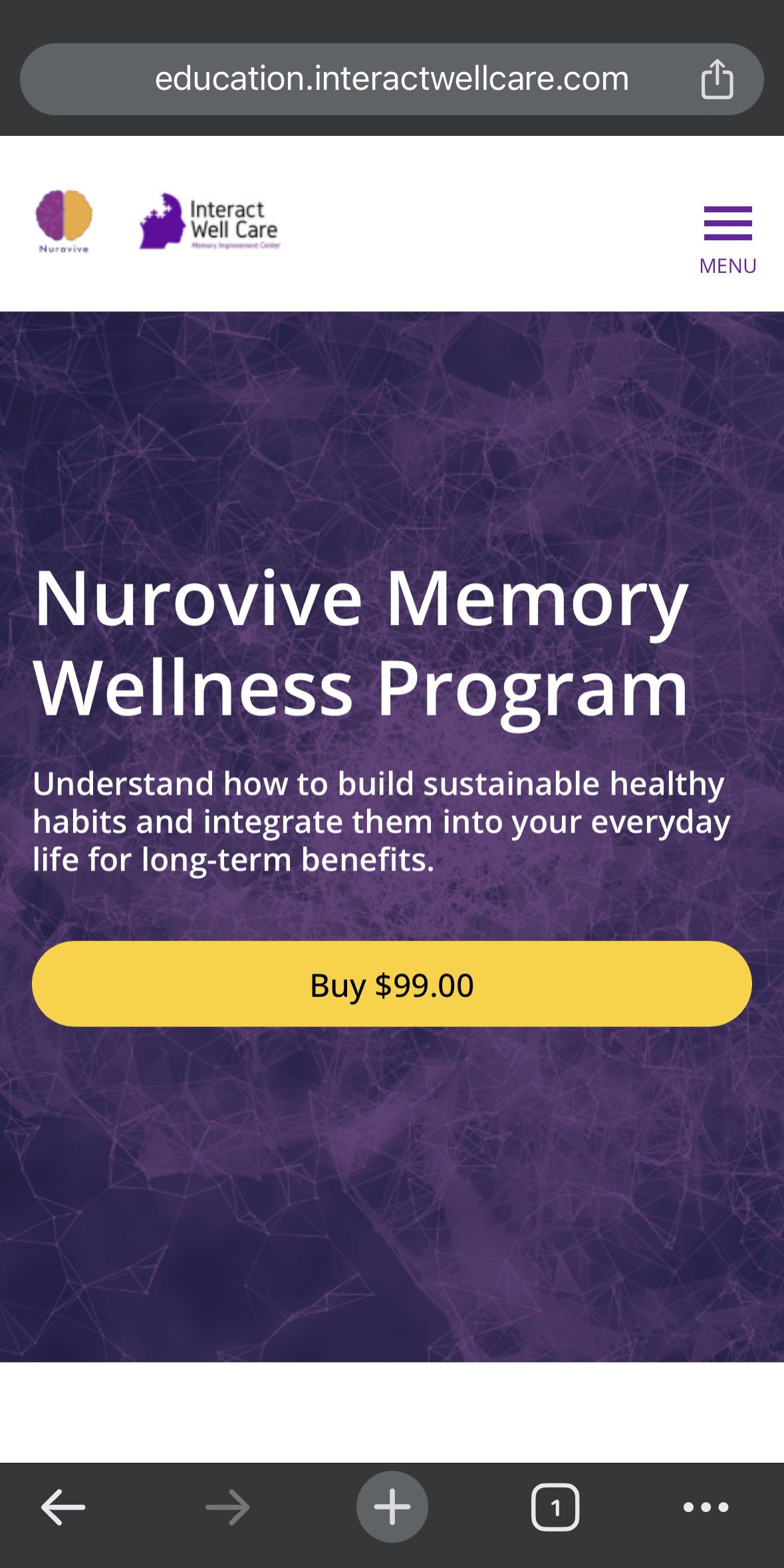 NuroviveMemoryWellnessProgram